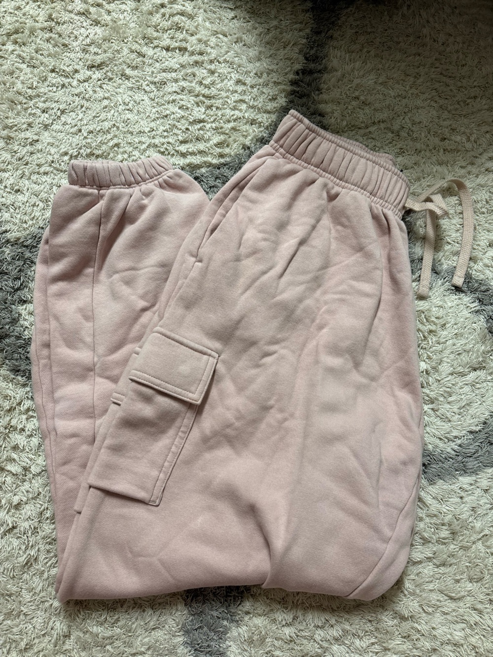 Nike Women's Dusty Pink Cargo Joggers